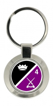 4th Infantry Battalion (Ireland) Chrome Key Ring