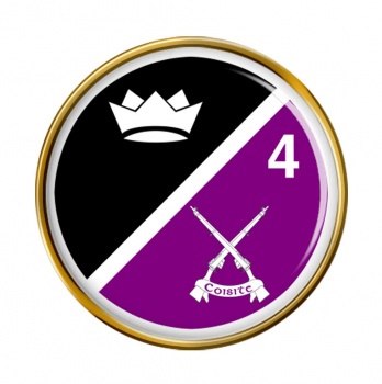 4th Infantry Battalion (Ireland) Round Pin Badge