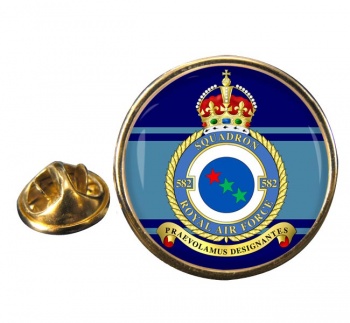 No. 582 Squadron (Royal Air Force) Round Pin Badge