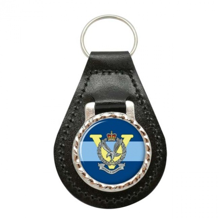 5 Regiment Army Air Corps, British Army ER Leather Key Fob