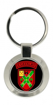 5th Cavalry Squadron (Ireland) Chrome Key Ring