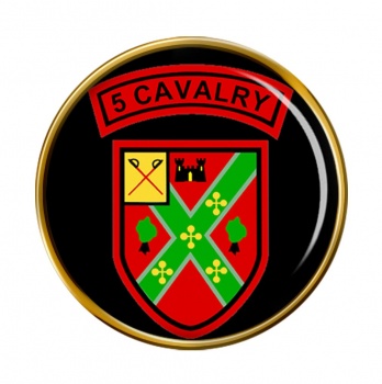 5th Cavalry Squadron (Ireland) Round Pin Badge