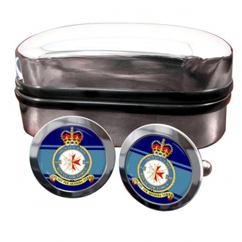 No.640 Signals Unit (Royal Air Force) Round Cufflinks