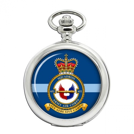652 Squadron AAC Army Air Corps, British Army Pocket Watch
