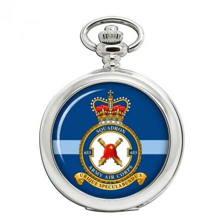 653 Squadron AAC Army Air Corps, British Army Pocket Watch