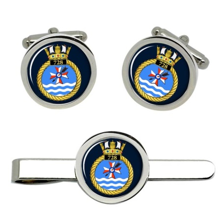 728 Naval Air Squadron, Royal Navy Cufflink and Tie Clip Set