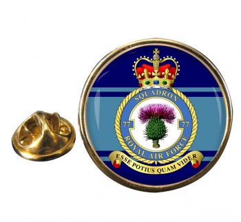 No. 77 Squadron (Royal Air Force) Round Pin Badge