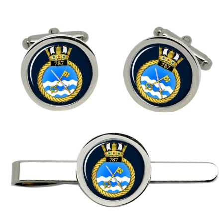787 Naval Air Squadron, Royal Navy Cufflink and Tie Clip Set
