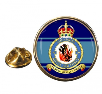 No. 79 Squadron (Royal Air Force) Round Pin Badge