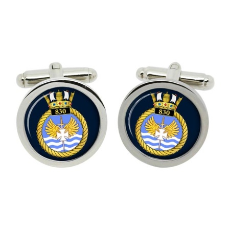 830 Naval Air Squadron, Royal Navy Cufflinks in Box
