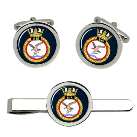848 Naval Air Squadron, Royal Navy Cufflink and Tie Clip Set