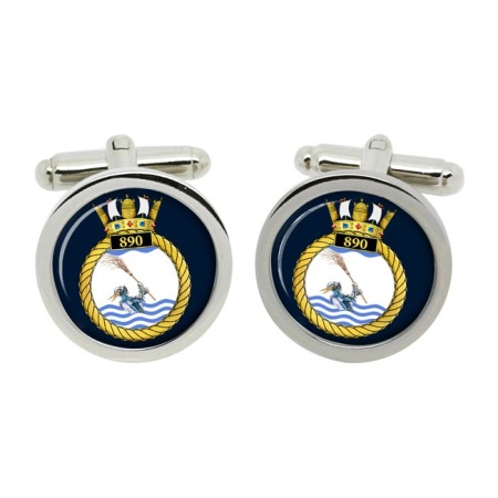 890 Naval Air Squadron, Royal Navy Cufflinks in Box