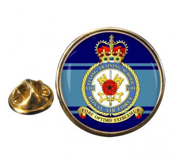 No. 8 Flying Training School (Royal Air Force) Round Pin Badge