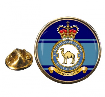 No. 901 Expeditionary Air Wing (Royal Air Force) Round Pin Badge