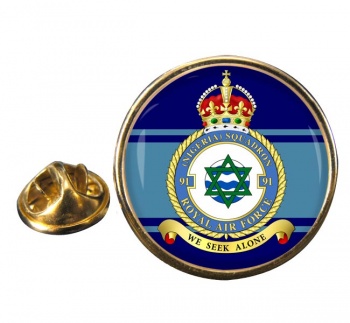No. 91 Squadron (Royal Air Force) Round Pin Badge