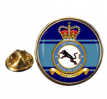 No. 99 Squadron (Royal Air Force) Round Pin Badge