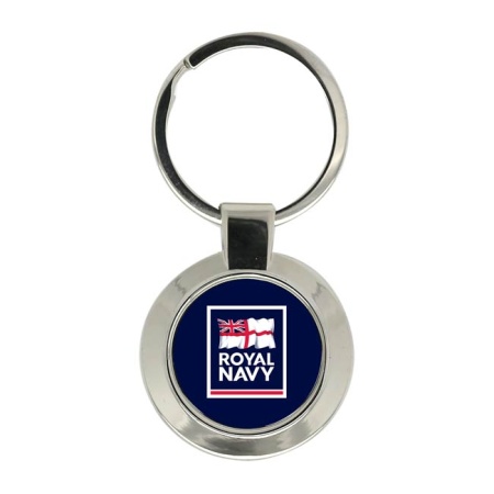 Royal Navy Logo Key Ring