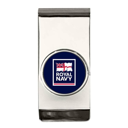 Royal Navy Logo Money Clip