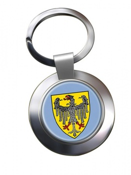 Aachen (Germany) Metal Key Ring