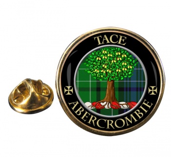 Abercrombie Scottish Clan Round Pin Badge