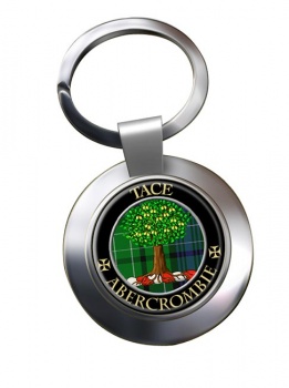 Abercrombie Scottish Clan Chrome Key Ring