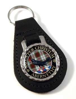 Abernethy Scottish Clan Leather Key Fob