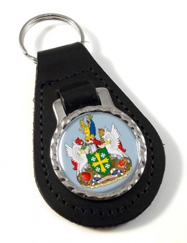 Abingdon (England) Leather Key Fob