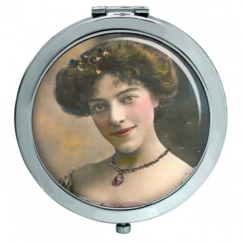 Ada Reeve, Edwardian Actress Compact Mirror