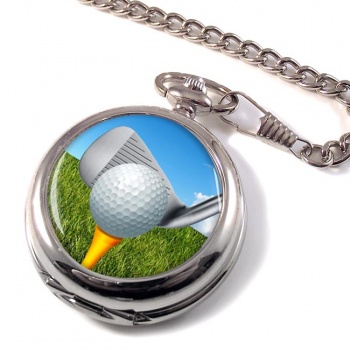 Golf Addressing the ball Pocket Watch