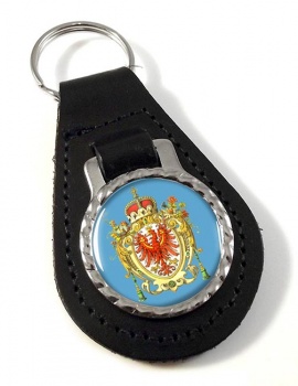 Contea (principesca) del Tirolo (Italy) Leather Key Fob