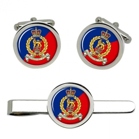 Adjutant General's Corps (AGC) ER Cufflinks and Tie Clip Set