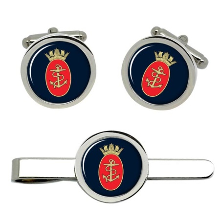 Admiralty Board, Royal Navy Cufflink and Tie Clip Set