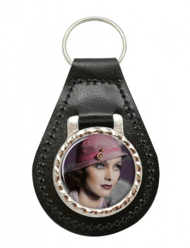 Adrienne Ames, Vintage Film Star Leather Key Fob