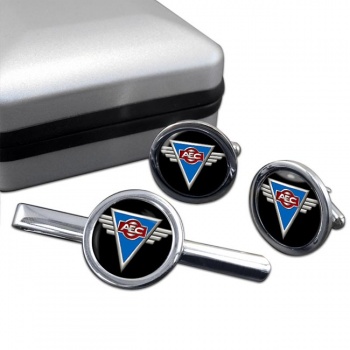 AEC Cufflink and Tie Clip Set