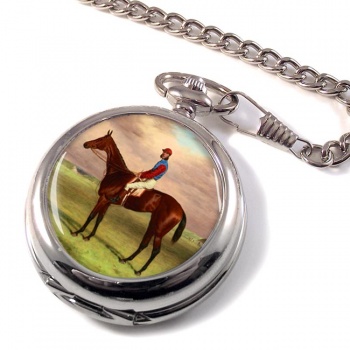 Bay Filly Agility by H. Hall Pocket Watch