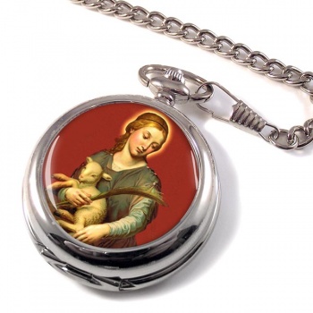 St. Agnes of Rome Pocket Watch