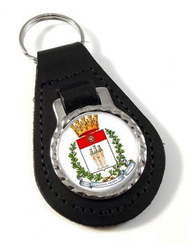 Agrigento (Italy) Leather Key Fob