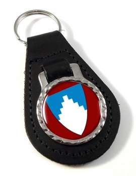 Akershus (Norway) Leather Key Fob