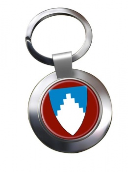 Akershus (Norway) Metal Key Ring