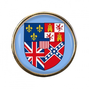 Alabama Round Pin Badge