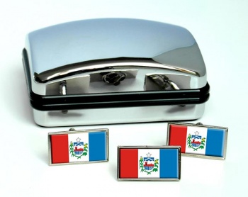 Alagoas (Brazil) Flag Cufflink and Tie Pin Set