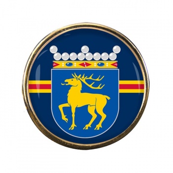 Åland Round Pin Badge