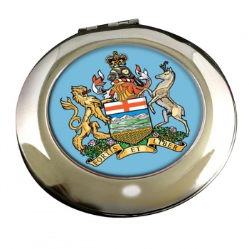 Alberta (Canada) Round Mirror