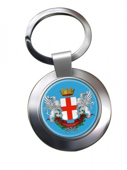 Alessandria (Italy) Metal Key Ring