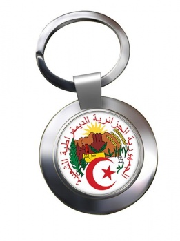 Algeria Metal Key Ring