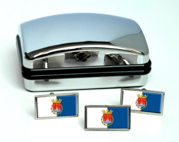 Alicante Ciudad (Spain) Flag Cufflink and Tie Pin Set