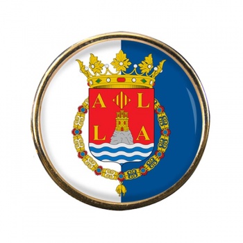 Alicante Ciudad (Spain) Round Pin Badge