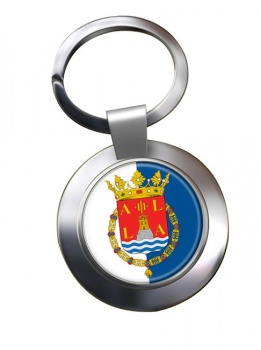 Alicante Ciudad (Spain) Metal Key Ring