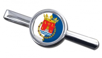 Alicante Ciudad (Spain) Round Tie Clip