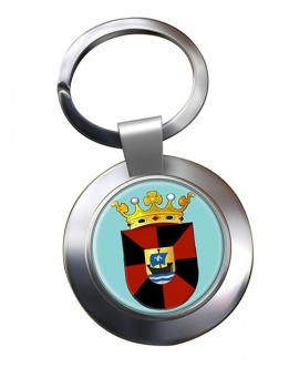 Almere (Netherlands) Metal Key Ring